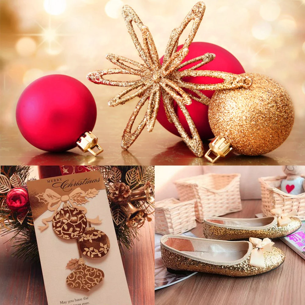 Блеск пигмент порошковое покрытие темная Золотая Краски порошок для ногтя