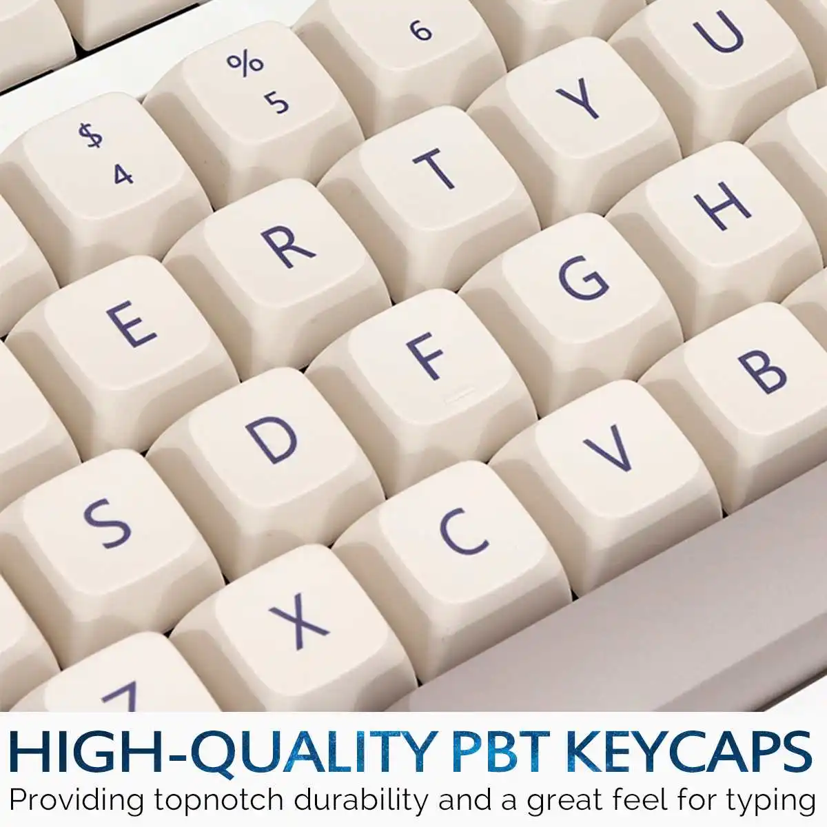 

126 Keys Keycaps PBT Sublimation XDA Height Mechanical Keyboard Keycaps for Cherry MX Switch 61/64/68/87/104/108 6.25u Mini Keys