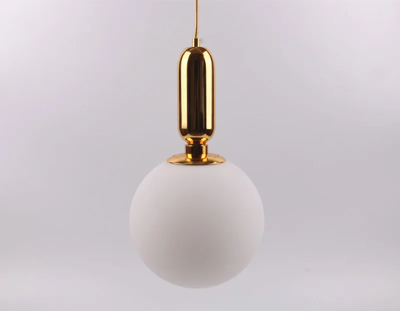 Lámpara colgante Led moderna, barra de suspensión para mesita de noche, comedor, decoración del hogar, lámpara colgante nórdica, accesorio de cristal Ba