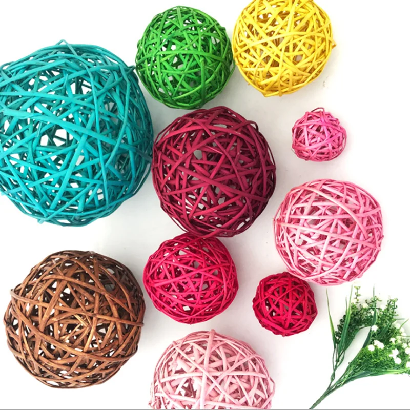 

Украшения из ротанга, 3 см, 5-10 шт., 12 цветов