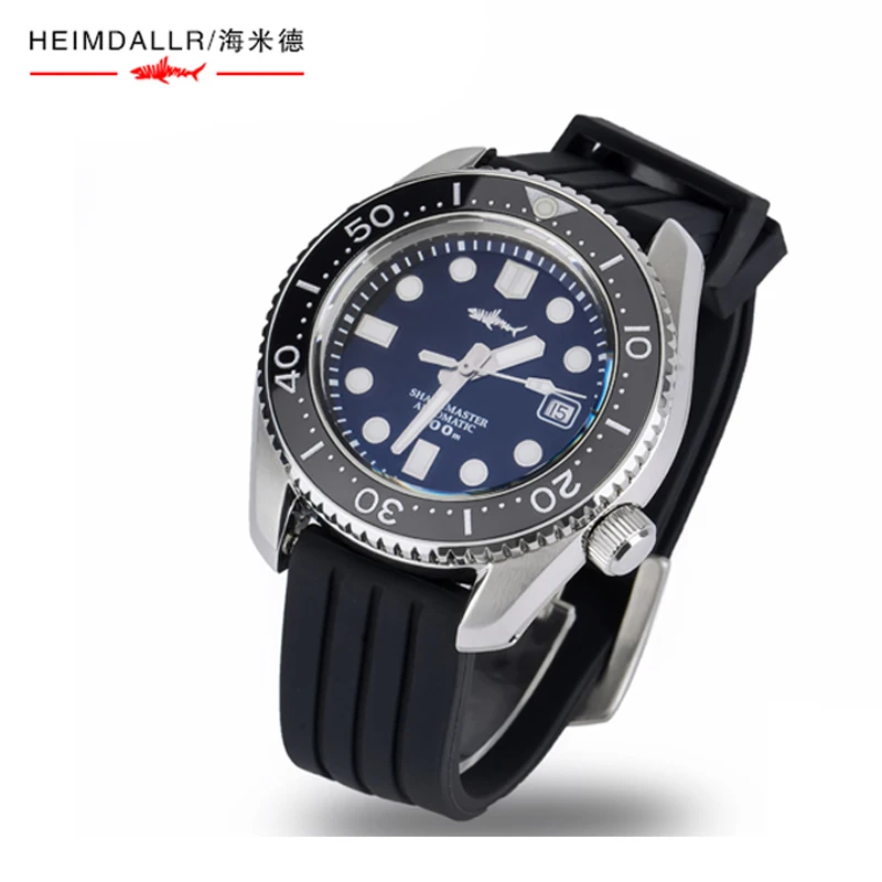 

HEIMDALLR Men's Dive Watch Sapphire 44mm Black Dial Ceramic Bezel Luminous ETA 2824 Automatic Movement Mechanical Men's Relogio