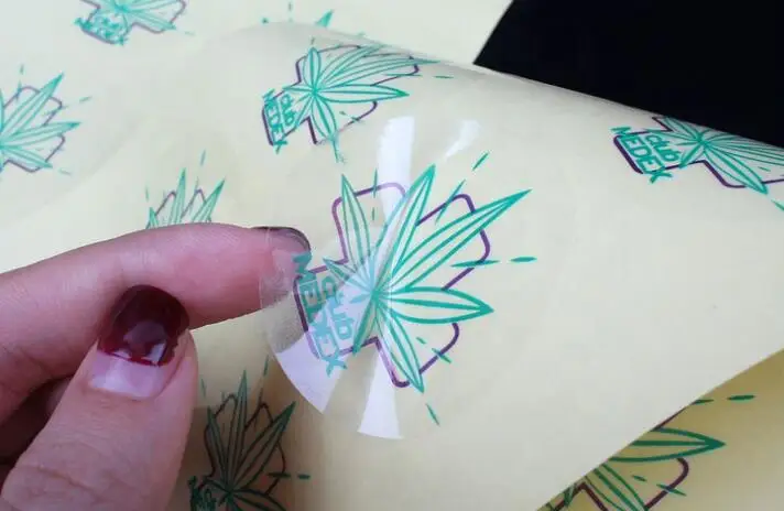 100 шт. пользовательские прозрачные наклейки этикетки Мультяшные с