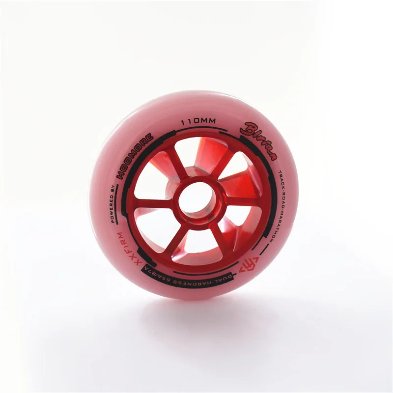 Rueda de patinaje de velocidad profesional para XXFirm, rueda de doble núcleo 87A 65A, 100mm, 110mm
