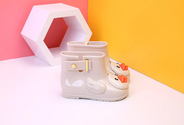 Mini Melissa/3 цвета; резиновые сапоги; Новинка года; нескользящие желе резиновые сапоги для мальчиков и девочек; Melissa; обувь с Микки Маусом; прозрачная детская водонепроницаемая обувь