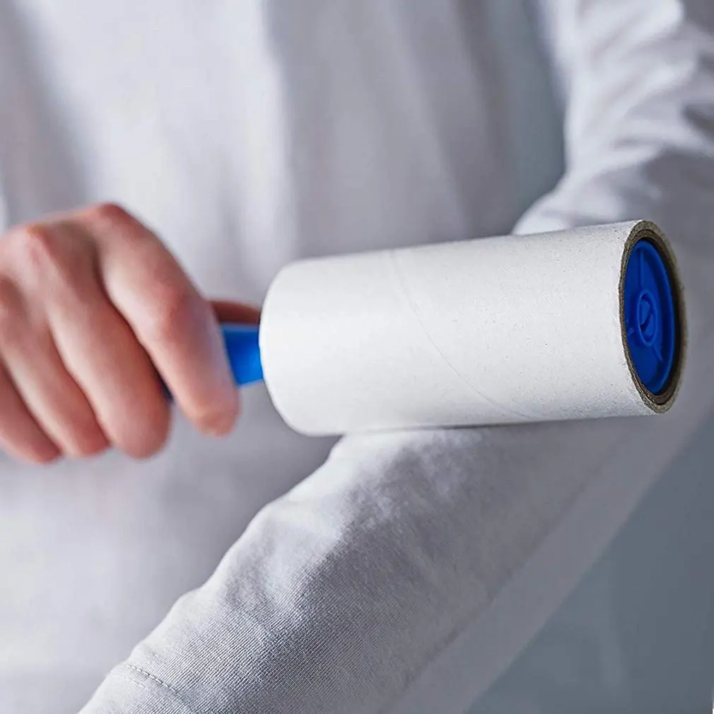 Бумажный рулон одежды для удаления волос липкий ролик бумажная одежда пыли