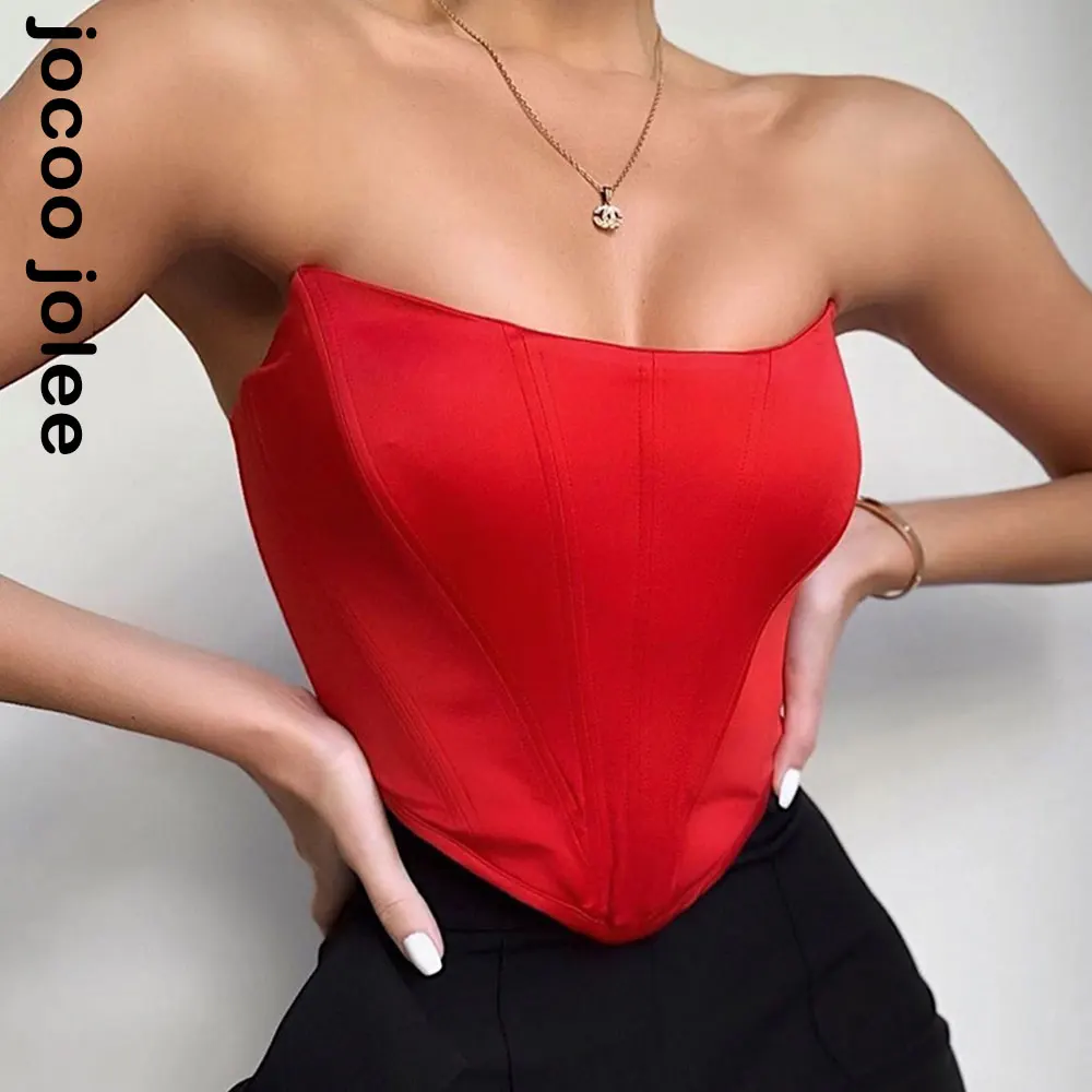 

Backless Sleeveless Women Crop Tops Off Shoulder Solid Skinny Velvet Underwear Sexy Corset Vest Streetwear Female Club Ladies