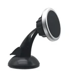 Универсальный магнитный держатель на присоске Автомобильный держатель для смартфона на лобое стекло 360 фиксирующее крепление с поворотом на велосипед держатель телефонаGPS мобильный телефон держатель для iPhone