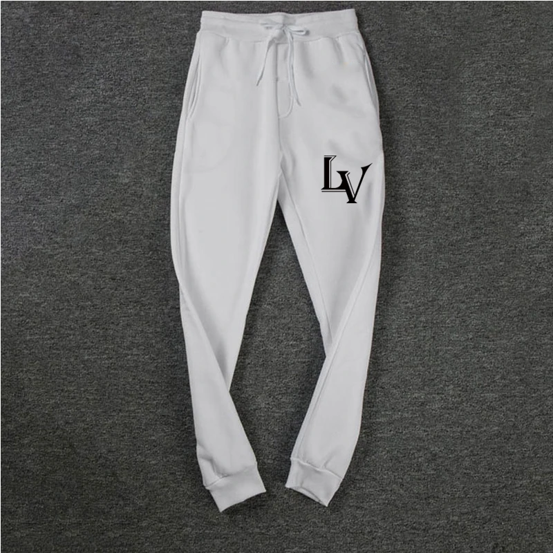 

2021 Korean Men Sweat Pants Summer Couples Personality Print Fashion Outdoor Sport Multicolor Optional Pure Cotton Sport Pants
