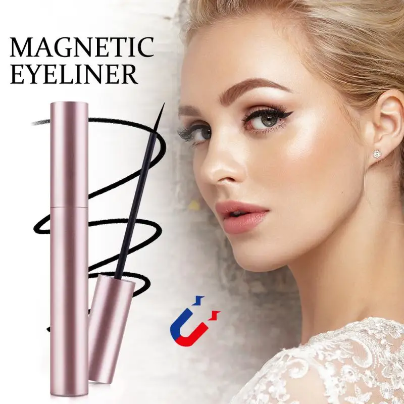 Магнитная жидкая подводка для глаз 5 мл магнитная водостойкая гладкая
