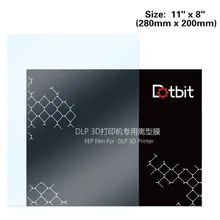 1/5/10pcs 8.9inch LCD films 280x200mm 0.15mm Thick 11x8inch SLA upgrade for Wanhao D8 Creality LD-003 Resin UV 3D Printers parts