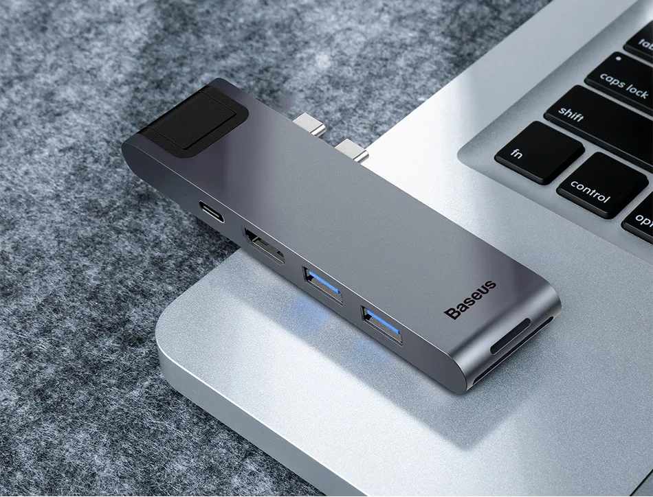 Baseus Thunderbolt 3 Dock USB Type C to HDMI HUB Adapter for MacBook Samsung Dex Galaxy S10/S9 USB-C Converter Thunderbolt HDMI