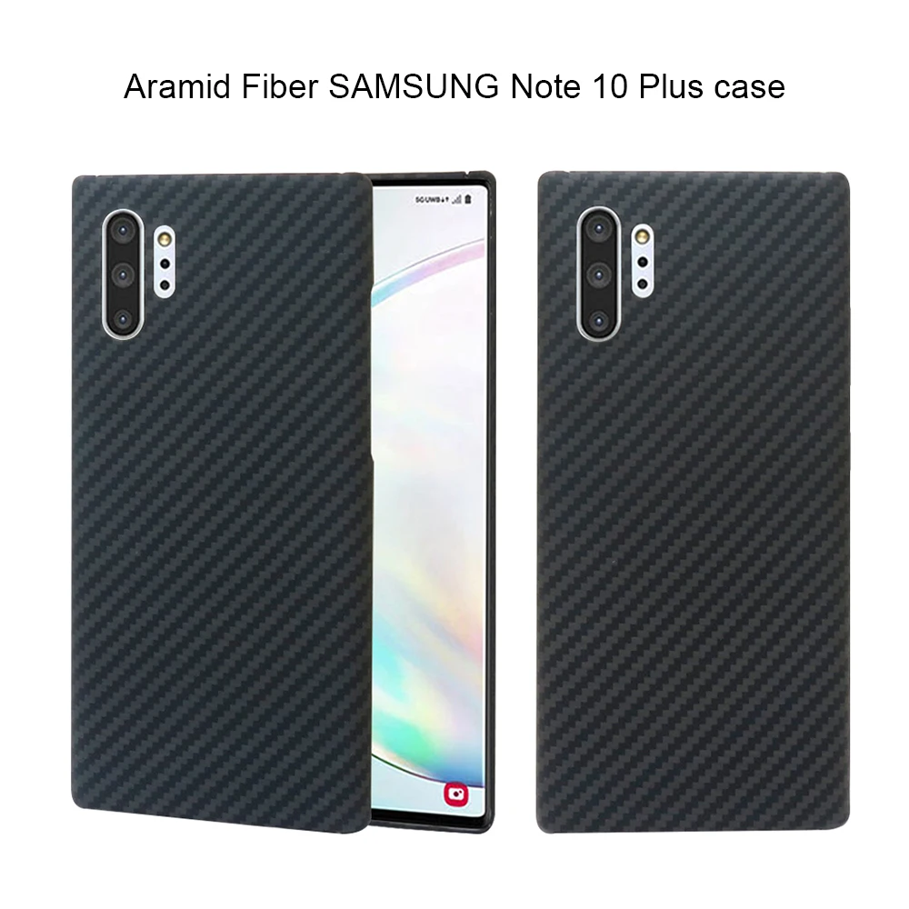 Ультратонкий чехол из арамидного волокна для samsung Galaxy Note 10 Plus, роскошный чехол из углеродного волокна с узором для samsung S10 Plus S10e Note 9