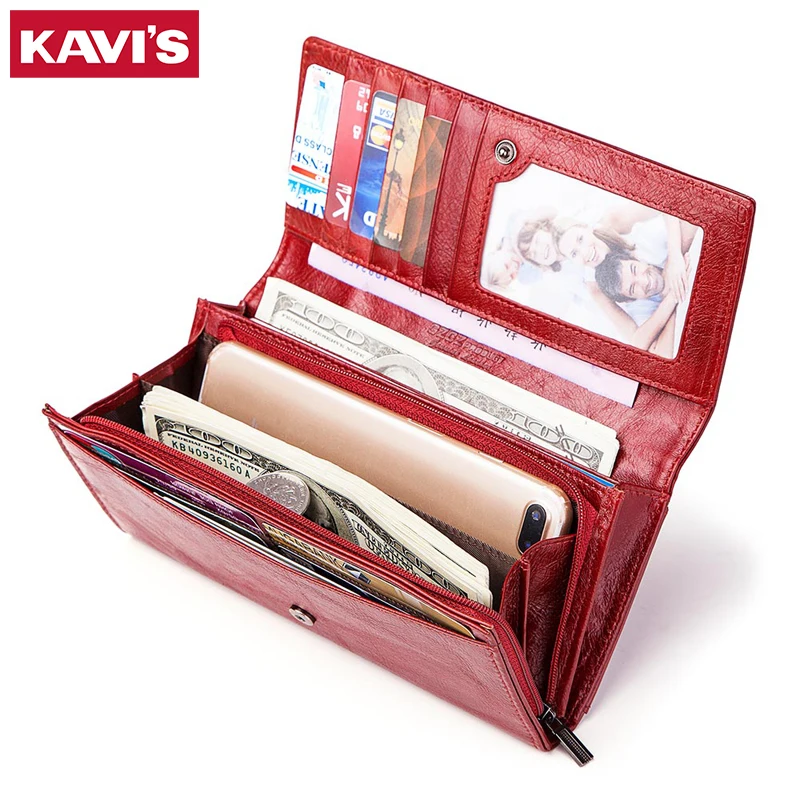 Кошелек женский из коровьей кожи с отделением для нескольких карт | Багаж и сумки