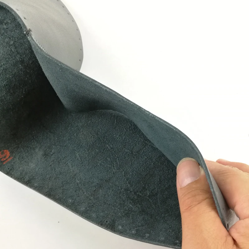 1 шт. Натуральная Воловья кожа кожаное рулевое колесо Ручное шитье голубой серый