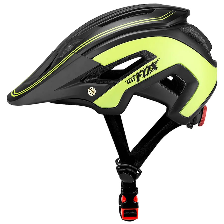 BATFOX велосипедный шлем козырек Сверхлегкий дышащий горный casco integrale MTB дорожный