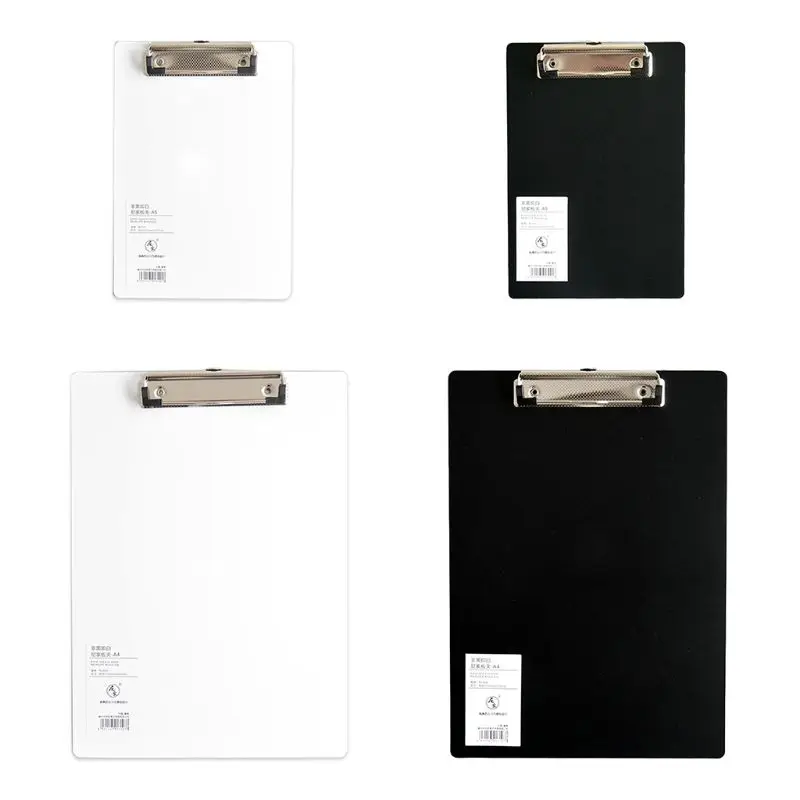 

Simple A4 A5 Notepad Memo Pad Board Clip Loose-leaf Notebook File Writing Clamps DXAB