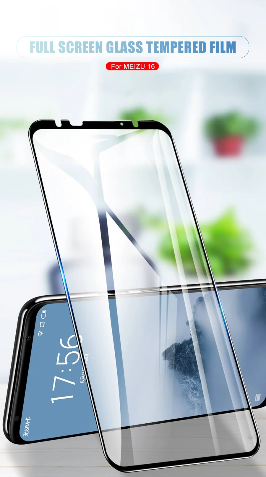 6D полностью закрывающая Защитная Стекло на meizu 16 16th 16X16 S 16XS M8 Экран протектор для meizu M6 note 8 9 M6S M6T X8 Стекло пленка