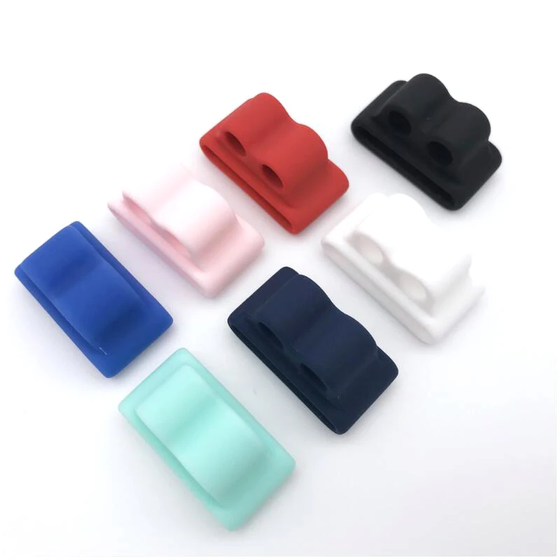 Anti-lost Silicone Bluetooth Earphone Stand Holder For AirPods Apple i7 Earphones Earbud Holder Clip For Apple Watch images - 6