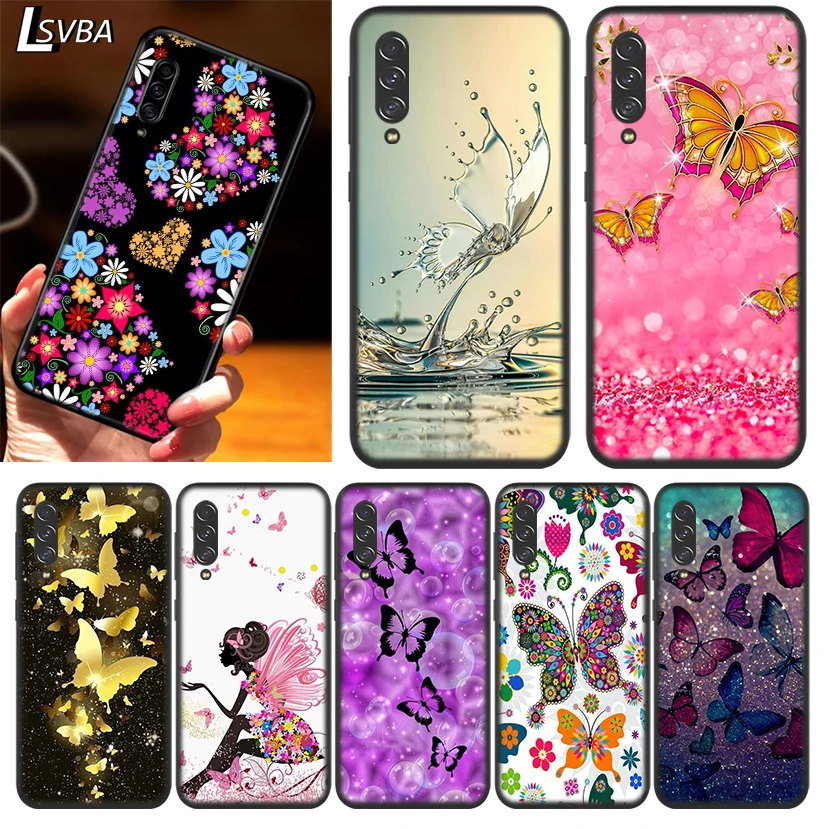 

Butterfly Mandala Flower for Samsung Galaxy A90 5G A80 A70S A70 A60 A50 A50S A40 A30S A20S A20E A20 A2 Core A10 Phone Case