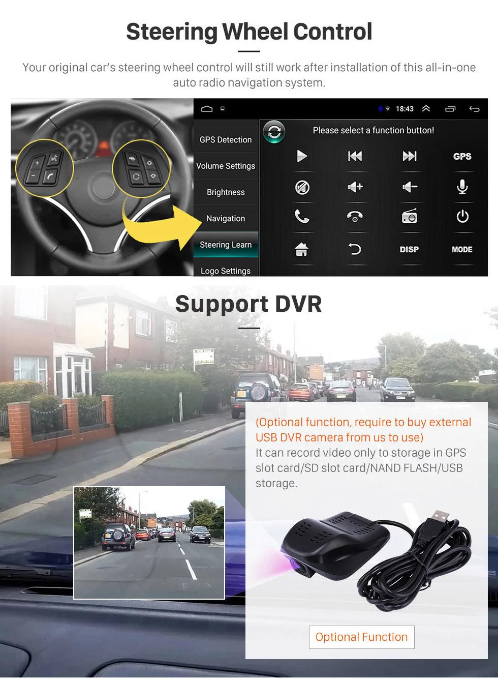 Harfey Универсальный 2 Din Автомобильный gps Авторадио " Android 8,1 HD стерео плеер для Nissan Toyota Kia RAV4 Honda VW hyundai головное устройство