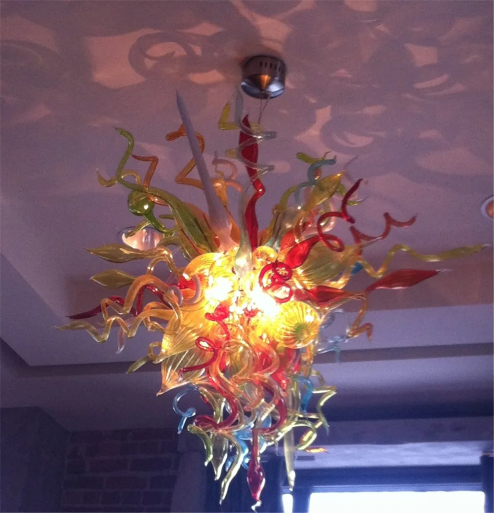 

New Party Deco Dale Chihully Style Hand Blown Glass Chandelier Lighting