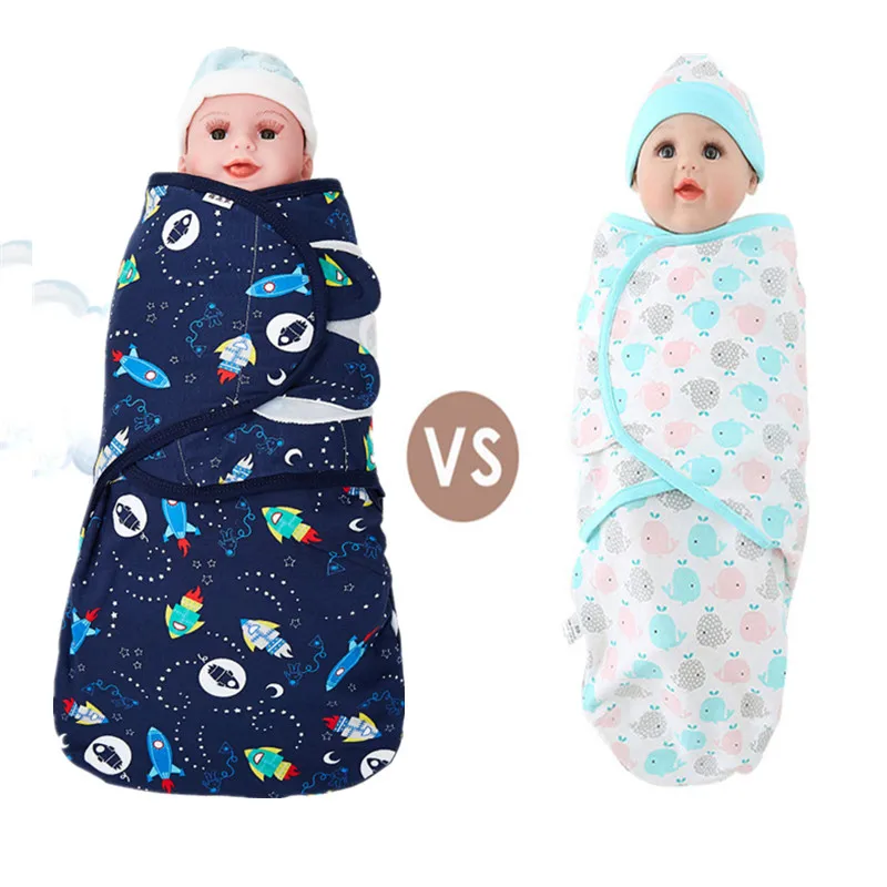 Модный спальный мешок для новорожденных мягкие хлопковые одеяла младенцев