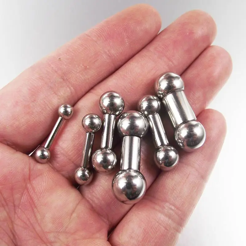 Прямая штанга Из Нержавеющей Стали большого размера 1 шт. пирсинг для бровей