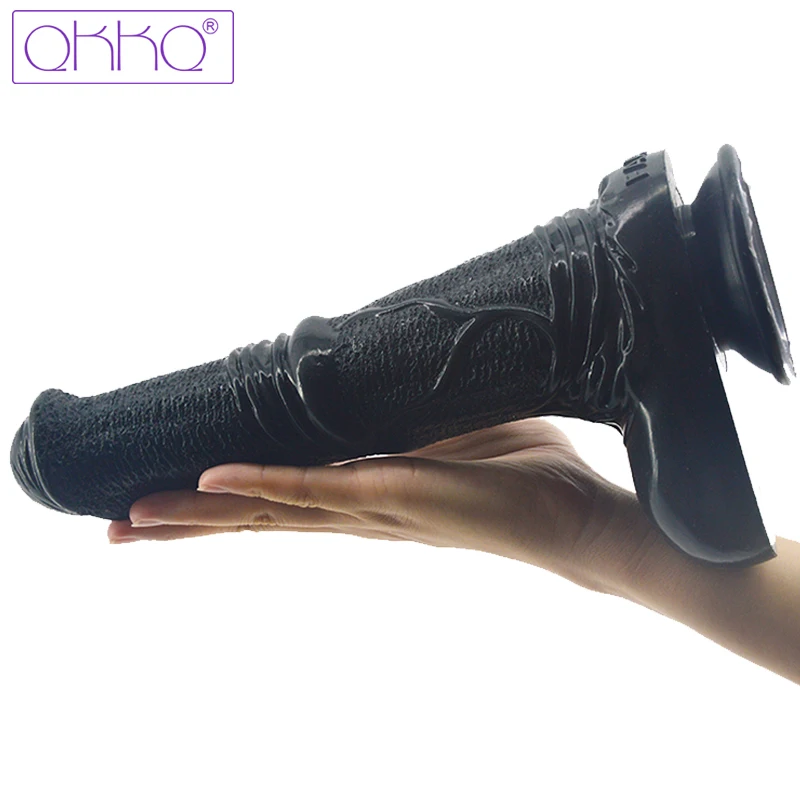 QKKQ силиконовый животный конский дилдо фаллоимитатор с присоской большой пенис