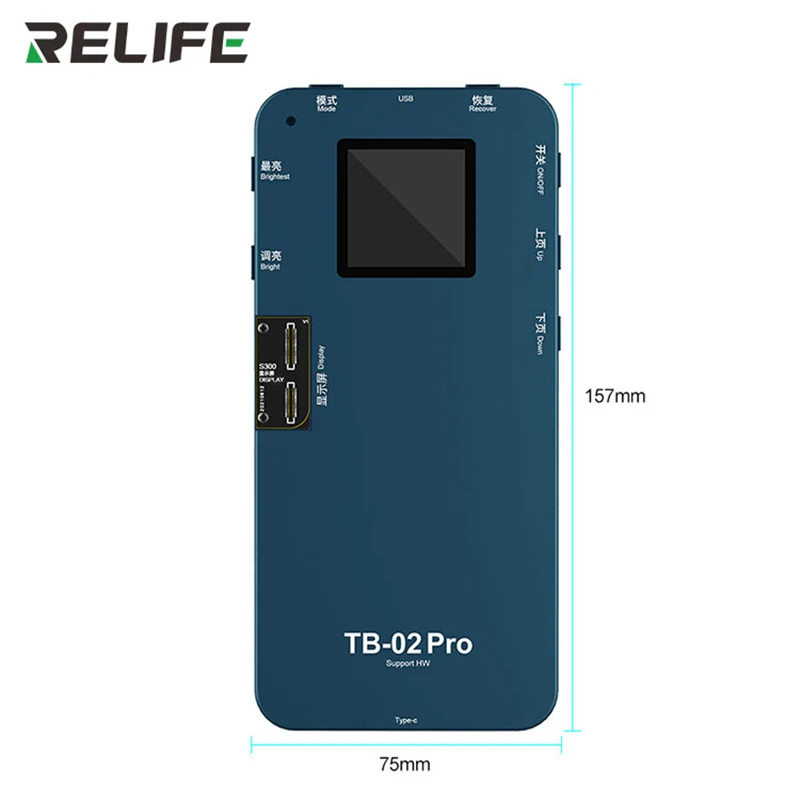 Тестер RELIFE TB 02 Smart IPHONE HW с ЖК-экраном тестирование дисплея HUAWEI touch может быть