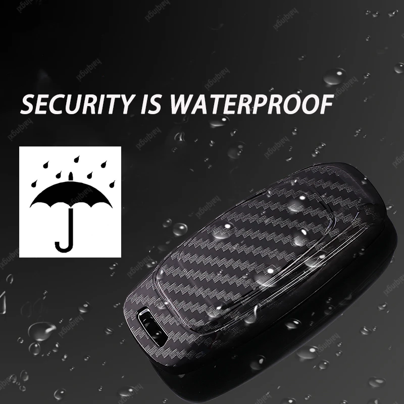 

Carbon Fiber PC Car Key Cover Case Protective Shell for Audi A6L A7 A8L Full Cover Shell Cover key chains car accessories