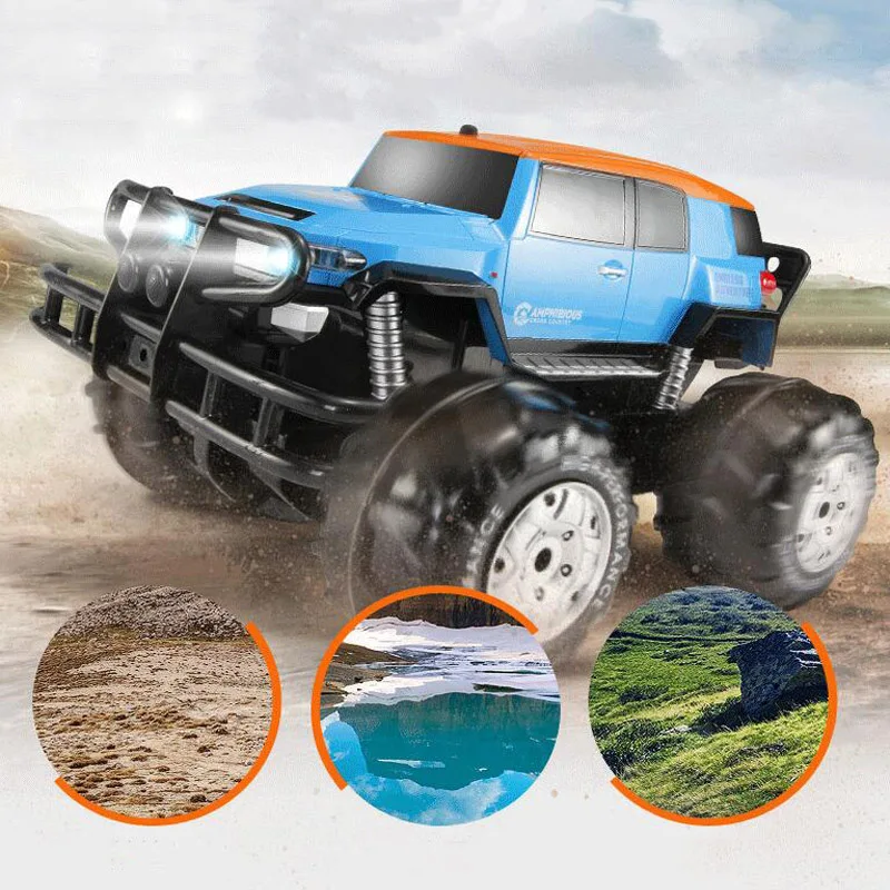 1:10 земноводный внедорожник с дистанционным управлением четырехколесный привод