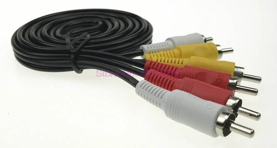 Кабель Папа папа 1000 шт. 1 5 м 3 RCA в DVD кабель аудио видео ТВ штепсель адаптер