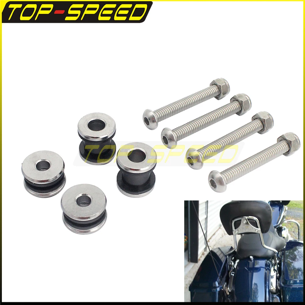 

Комплект крепежных болтов для спинки и спинки мотоцикла для Harley Sportster XL 883 1200 XL883 XL1200 2004-2020, 1 комплект