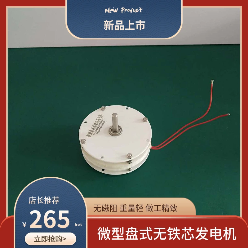 80 миниатюрный дисковый генератор с постоянным магнитом высокоэффективный мини