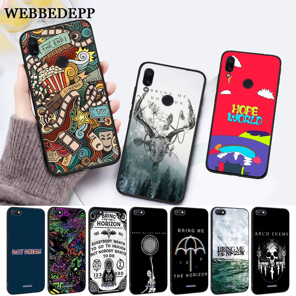 Силиконовый чехол The bring me horizon для Xiaomi Redmi 4A 4X 5A 5 Plus S2 6 6A 7 7A 8A K20 Pro Go|Бамперы| |