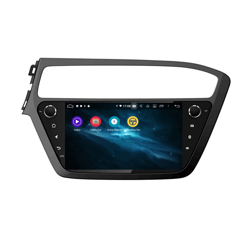 Автомагнитола на Android 9 8 ядер с DSP для HYUNDAI I20 2018 видеоплеер мультимедийный GPS