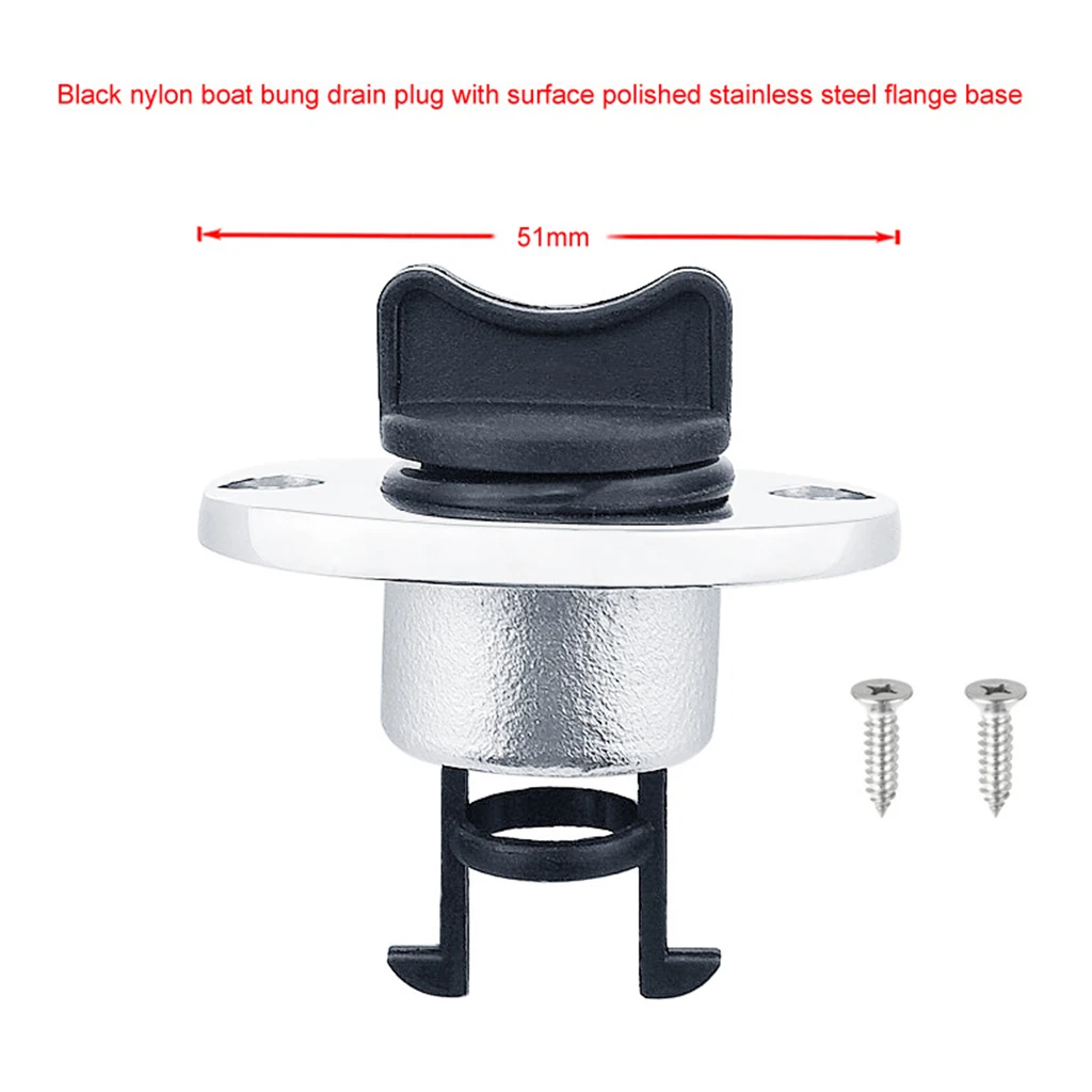 Пробка для лодки байдарки сливные отверстия нилон невыпадающая пробка 25 мм