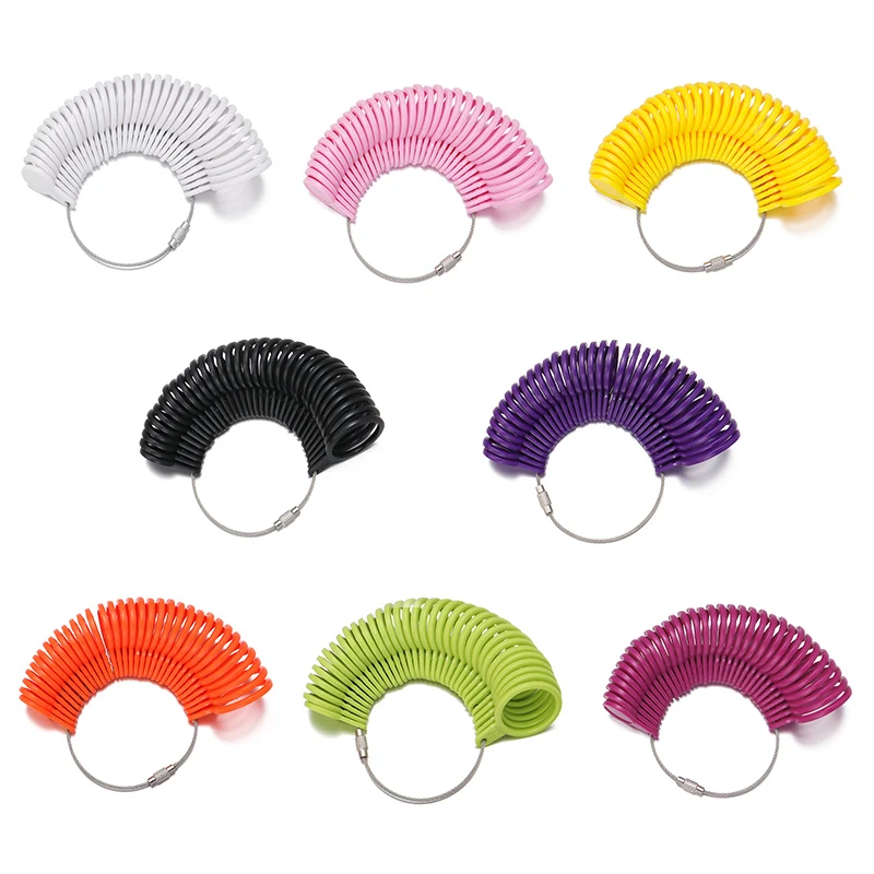 

Ring Sizer Finger Sizing Measuring Stick Aluminum Metal Rings Mandrel US Size Jewelry Tool Equipment