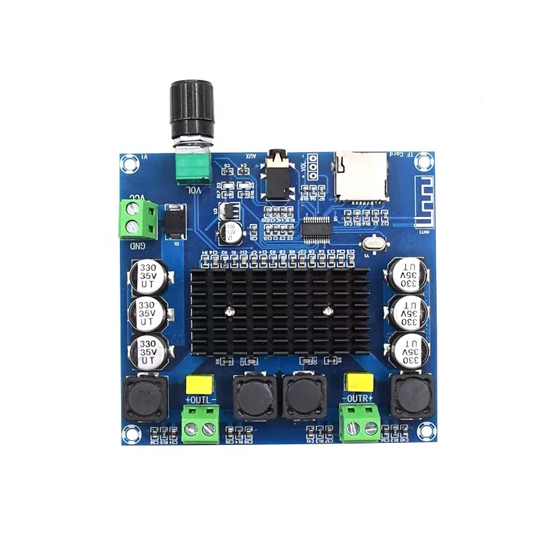 2*100 Вт TDA7498 Bluetooth 5 0 цифровой аудио усилитель плата двухканальный класса D стерео Aux