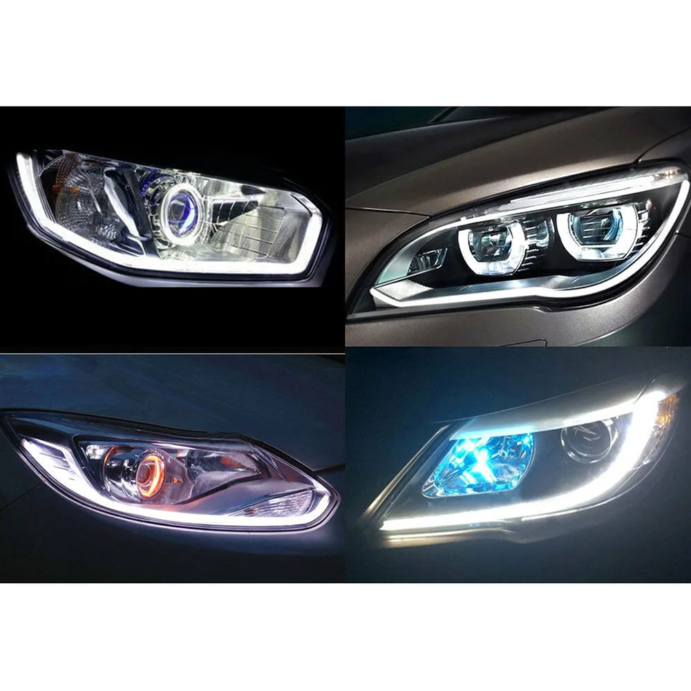 

Светодиодная Автомобильная фара s шланг DRL ходовой свет белый 6000K передсветильник РА