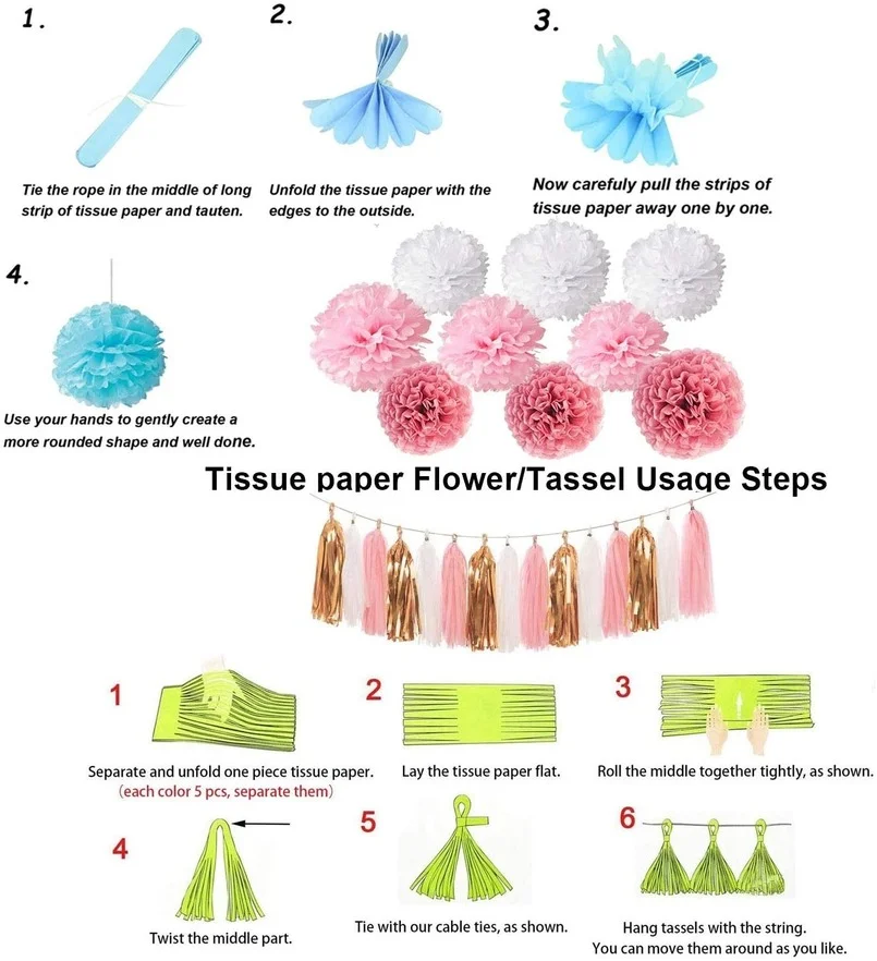 Розовое золото День рождения украшения набор блестящих с днем баннер ткани