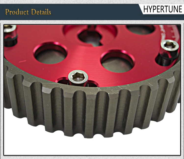 Hypertune-(одна пара) Регулируемый кулачковый шкив cam Gears Kit для Suzuki Swift GTI G13B(синий, красный, фиолетовый, черный) HT6543