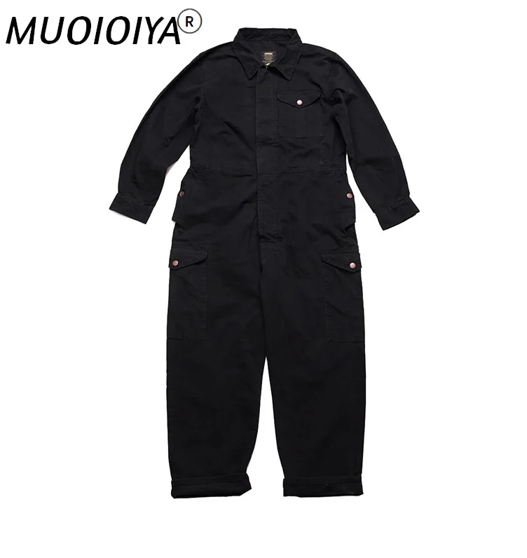 

Комбинезон для мужчин и женщин, повседневный Свободный комбинезон с длинным рукавом, болотный Ромпер, брюки, уличная одежда, черный цвет