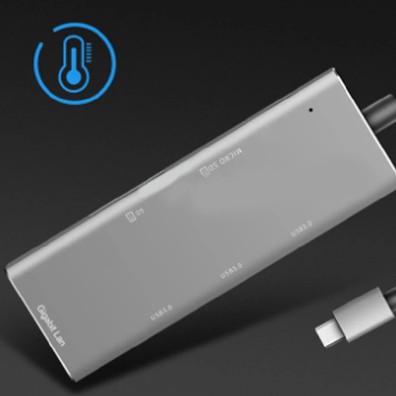 Type-C 3 1 док-станция алюминиевая многофункциональная Pro HUB к HDMI/SD/USB 3.0X 3/TF |