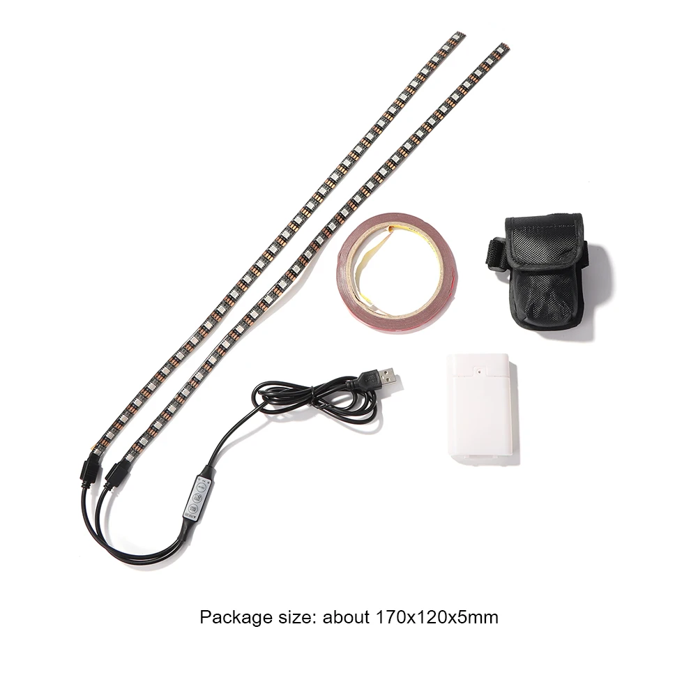 

LED Strip Flashlight Bar Lamp For Xiaomi M365 Colorful Electric Scooter Skateboard Flashlight Night Light Lamp New Arrival