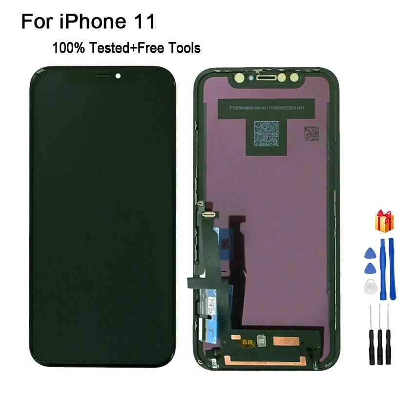 ЖК-дисплей с сенсорным 3D дисплеем для iPhone 11 | Мобильные телефоны и аксессуары