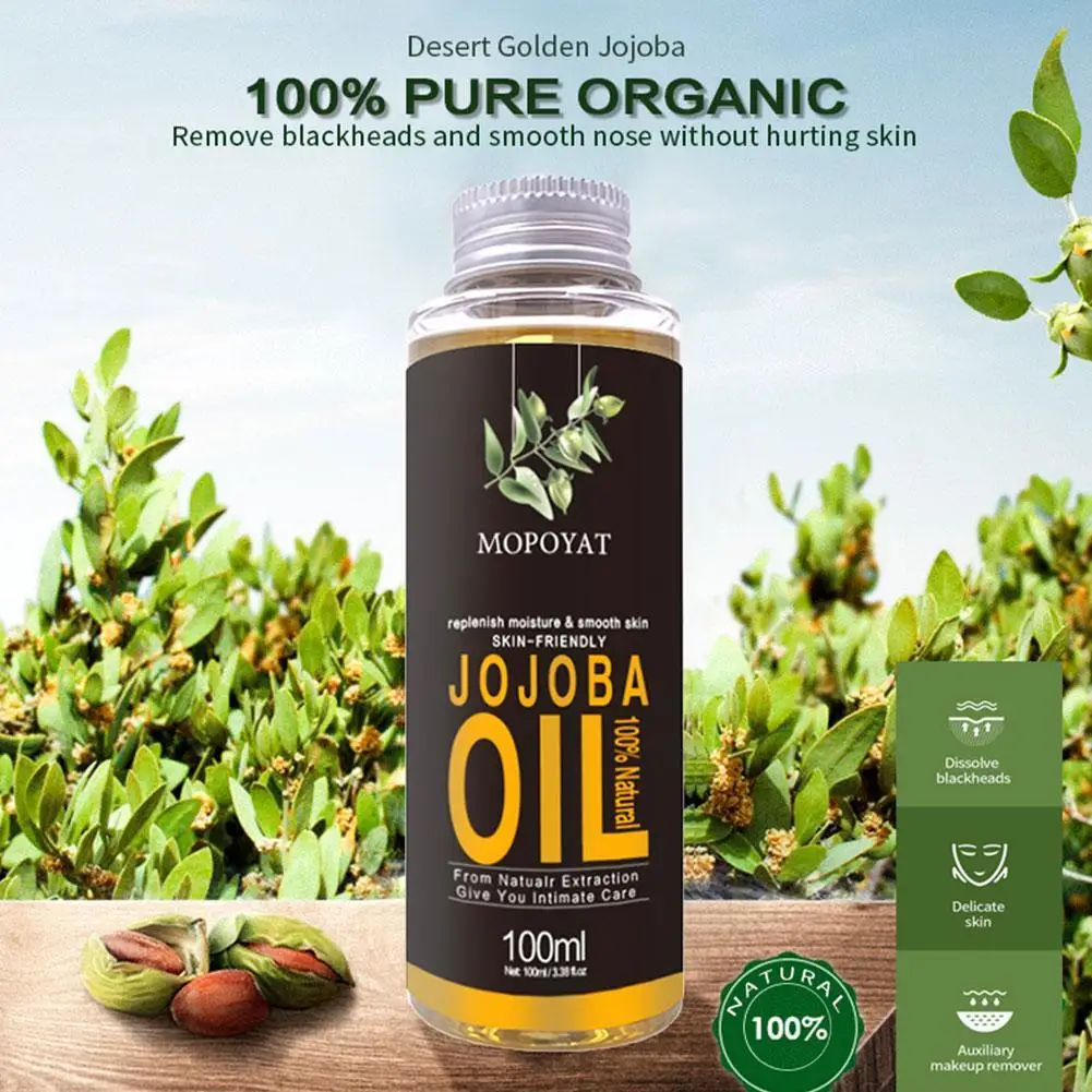 

100ml Natural Organic Jojoba Oil Relaxing Moisturizing Massage Oil Sleep Pure Oil Oil Oil Help Essential Skin