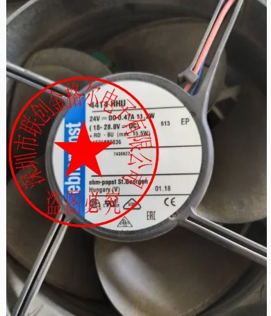 

BRAND NEW 4414HHU 24V0.47A11.2W ORIGINAL GERMANY 12038 IMPORT AXIAL FLOW FAN FANS