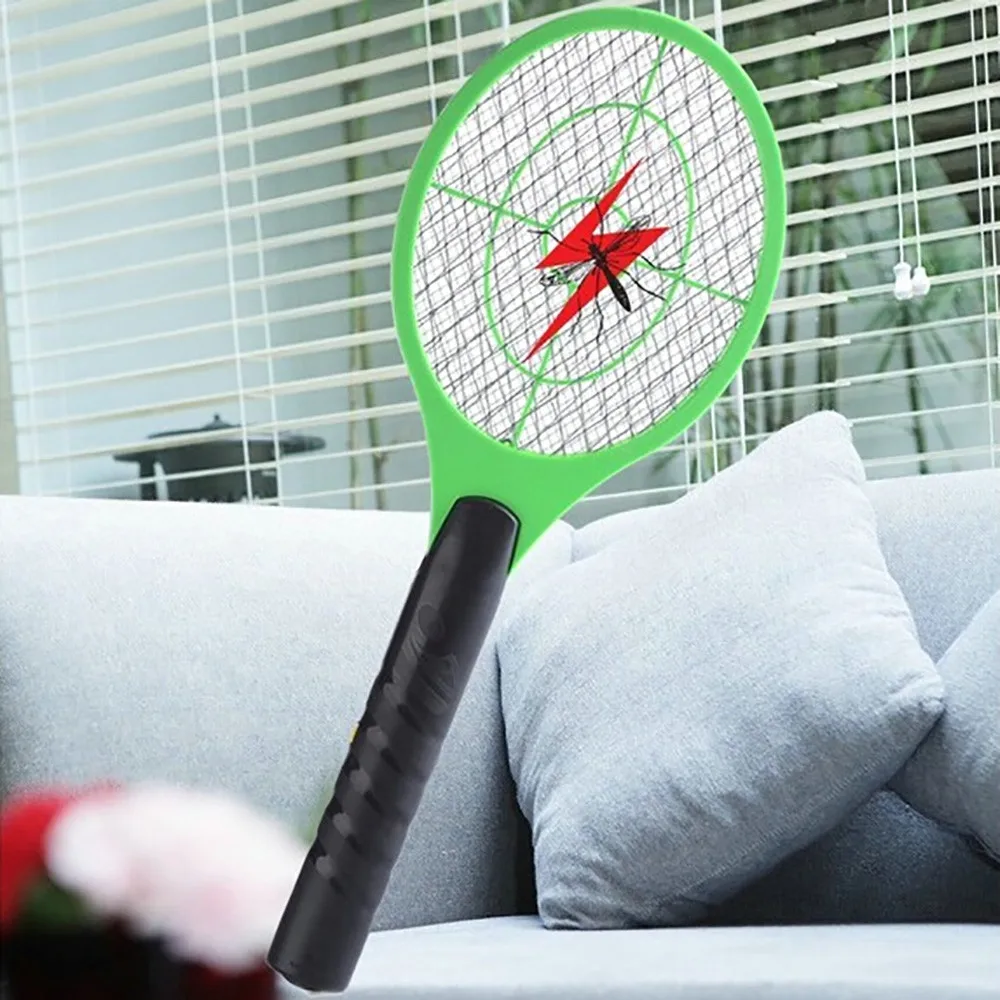 

Mosquito Killer Electric Tennis Bat Handheld Racket Insect Fly Bug Wasp Swatter