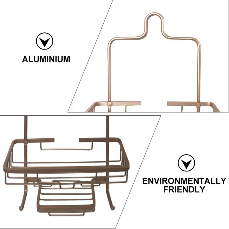 

Bathroom Shelf Shower Wall Mount Shampoo Storage Holder Kitchen Storage Bathroom Accessories Hanging Rack